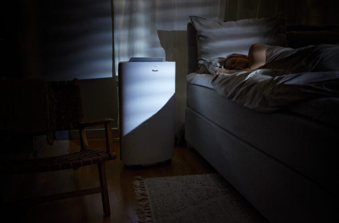 Wood's Cortina AirSwitch in bedroom