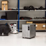 Woods SW38FM in garage