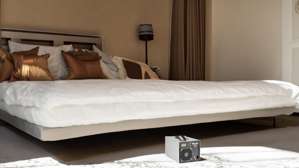 Hotel Room with an Ozone Generator