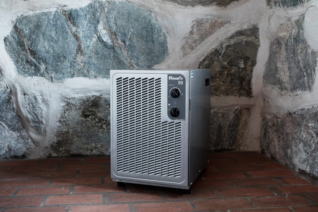 Wood's DSC50 in Crawl space