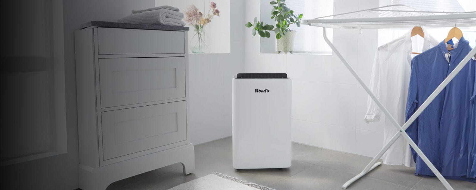 Wood's MRD25 in laundry room