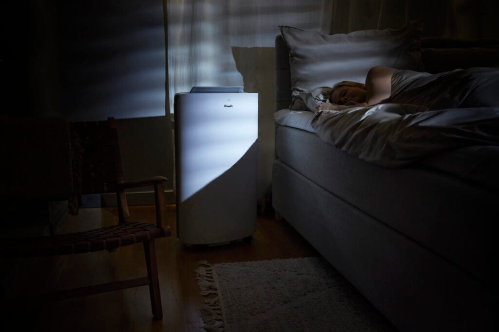 Cortina AirSwitch im Schlafzimmer