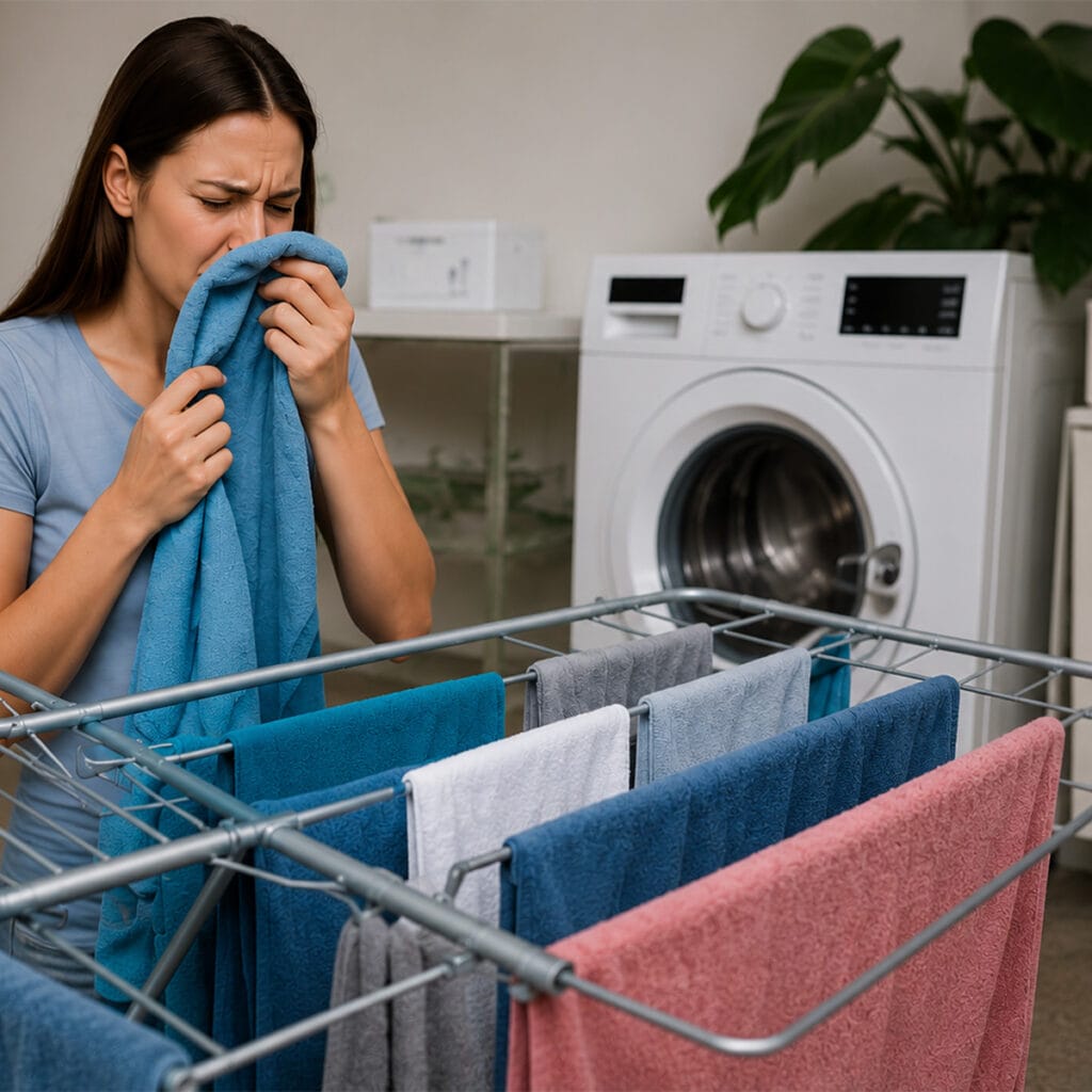 Laundry smell sour