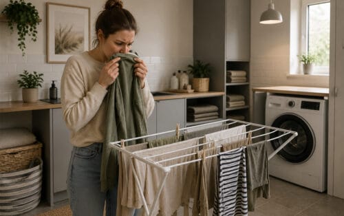 Laundry smells sour