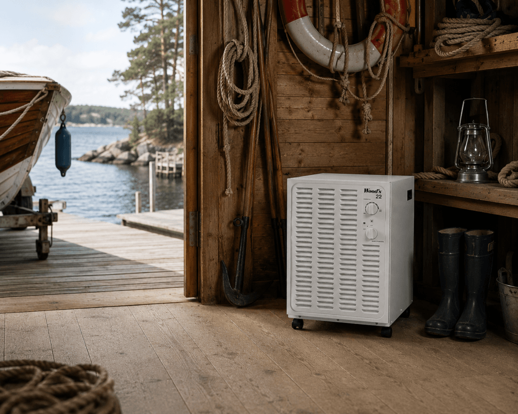 Wood's SW22FW in boathouse